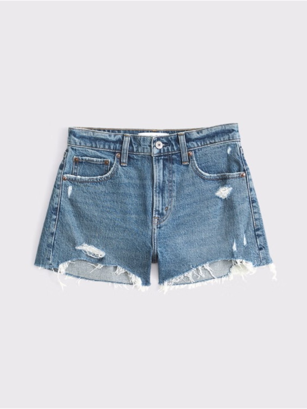 Abercrombie mom shorts 4” distressed